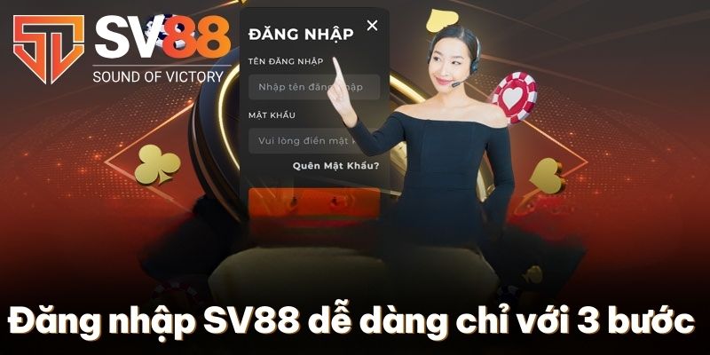 Đăng Nhập SV88 | Trải Nghiệm Sảnh Game Hấp Dẫn Nhất 2025 2 Đăng nhập SV88 dễ dàng chỉ với 3 bước
